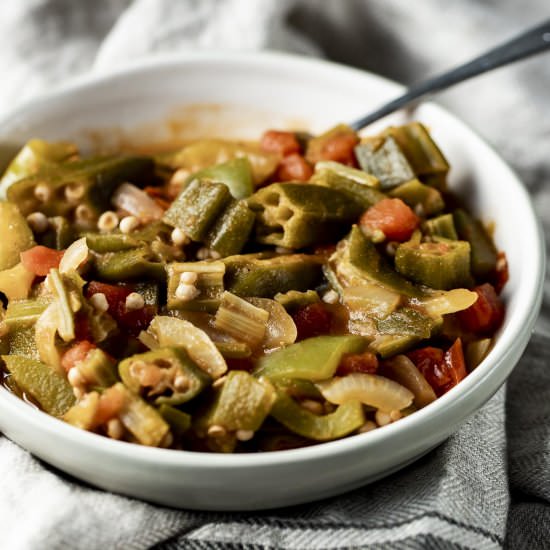 Smothered Okra - Recipe photo by Went Here 8 This