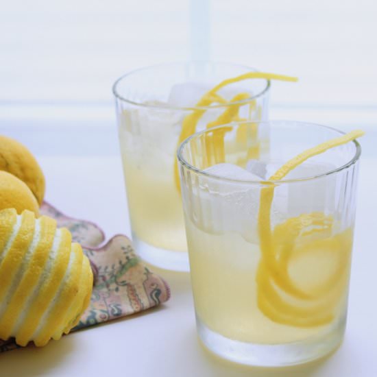 Lemon Ginger Vodka Cooler - Recipe photo by the good eats co