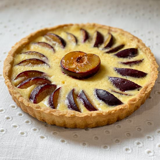 Plum Custard Tart - Recipe photo by thirstyradish