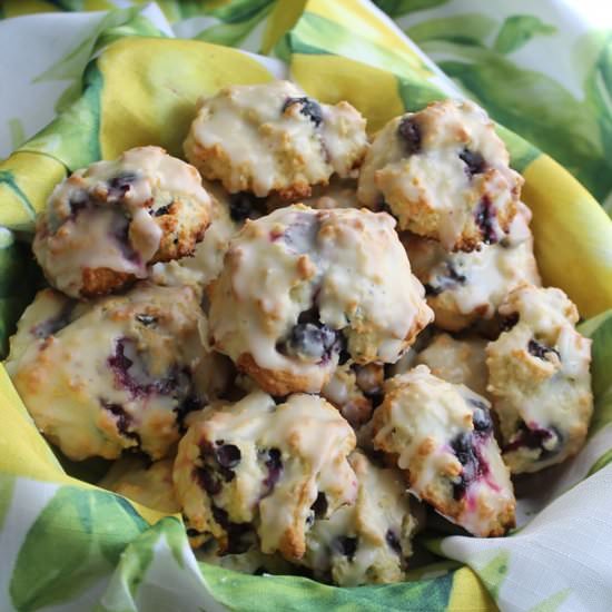 Blueberry Lemon Drop Biscuits - Recipe photo by MyRecipeReviews