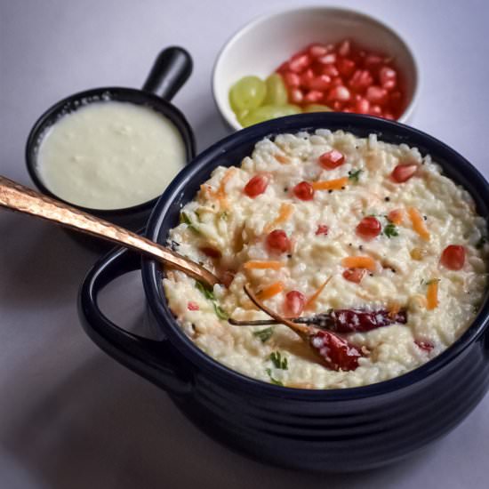 CURD RICE RECIPE / HOW TO CURD RICE - Recipe photo by hattyfoods