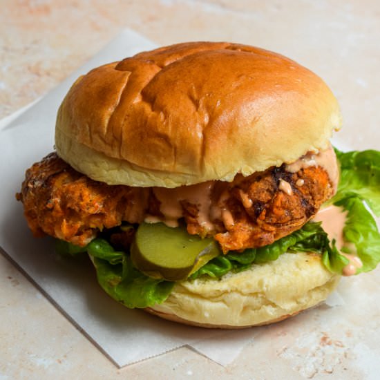 Air Fryer Fried Chicken Sandwiches - Recipe photo by missrachelphipps