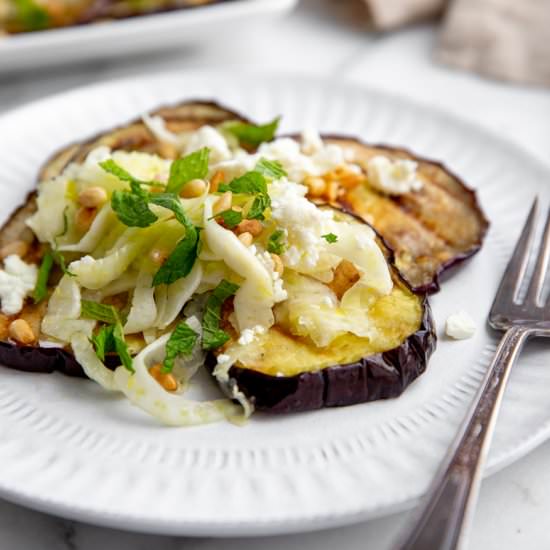 Grilled Eggplant Salad - Recipe photo by FromScratchFast