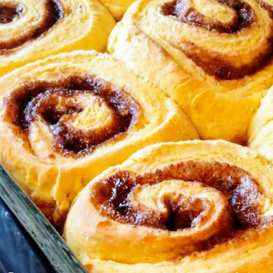 Pumpkin Cinnamon Rolls - Recipe photo by The_Mrs