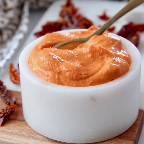 Sun Dried Tomato Sauce - Recipe photo by Bowls Are The New Plates