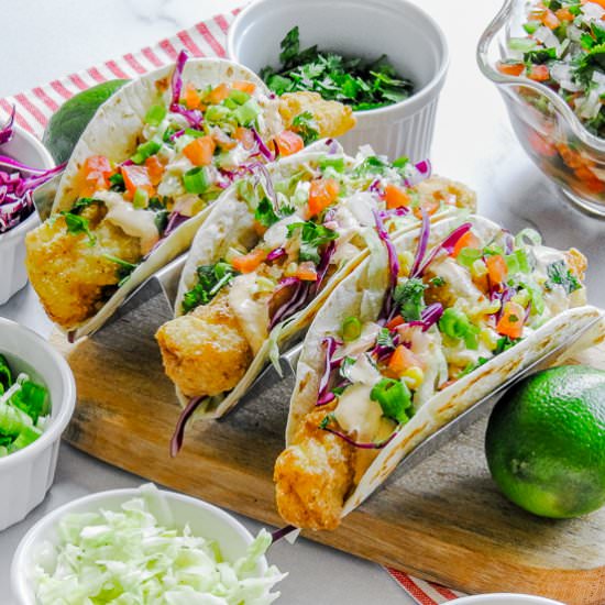 Fried Fish Tacos - Recipe photo by House of Elyn Ryn