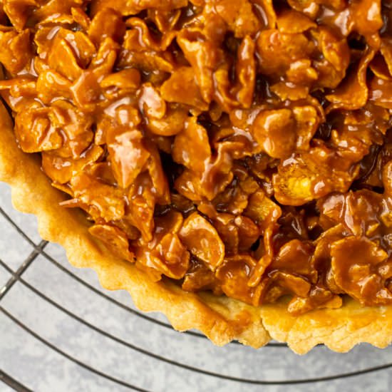 Cornflake Jam Tart - Recipe photo by marshasbakingaddiction