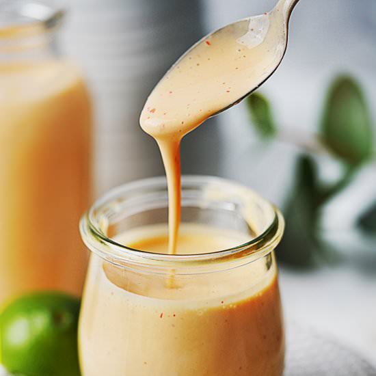 Chipotle Crema (Healthy & Easy!) - Recipe photo by Muy Delish