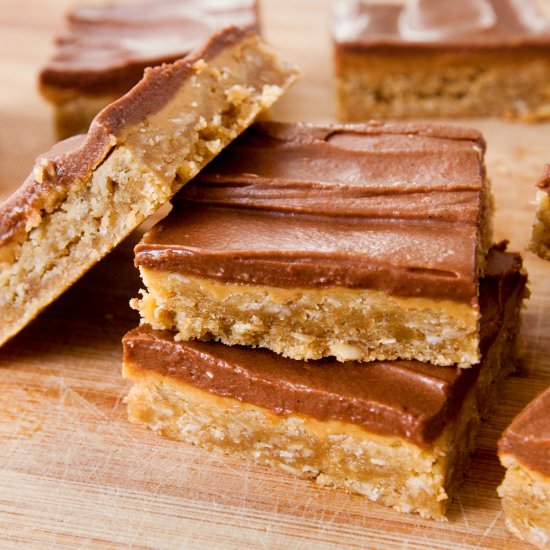 Lunch Lady Peanut Butter Bars - Recipe photo by browniebites