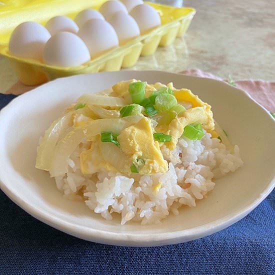 Egg Rice Bowl - Recipe photo by Homemade Japanese Food