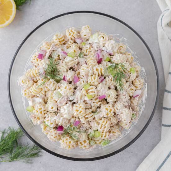 Easy tuna pasta salad - Recipe photo by lifestyleofafoodie