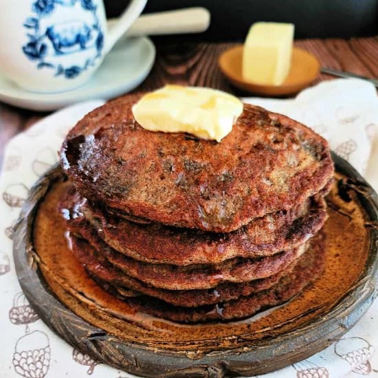 Old Fashioned Buckwheat Pancakes - Recipe photo by My Homemade Roots