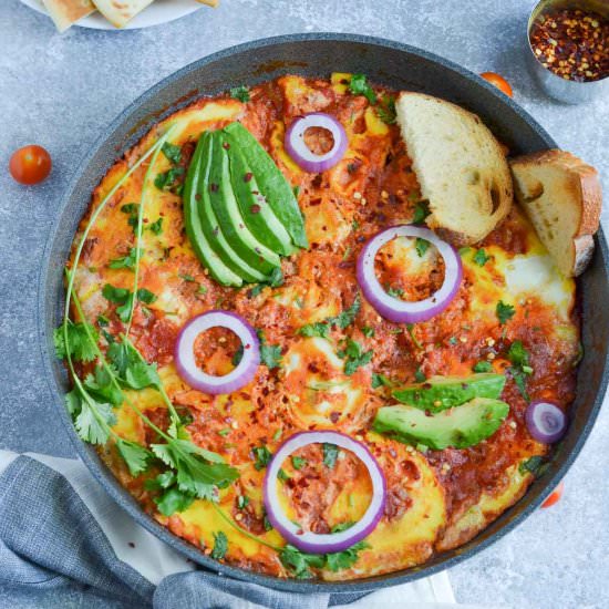 Spicy Moroccan Shakshuka - Recipe photo by fitmealideas