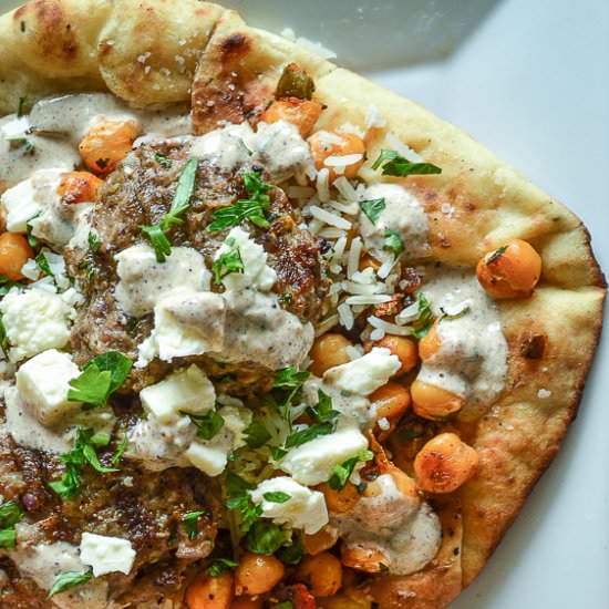 Za'atar Chicken Flatbreads - Recipe photo by thisishowicook