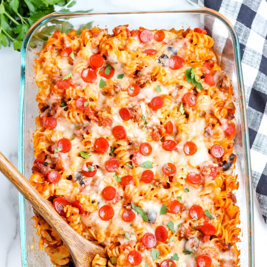 Pizza Caserole - Recipe photo by EasyBudgetRecipes