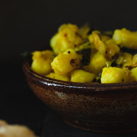 Potato Palya - Recipe photo by Poet and Flower