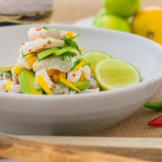 Ceviche - Recipe photo by ATastyKitchen