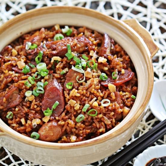 Claypot Chicken Rice in Rice Cooker - Recipe photo by Anncoo