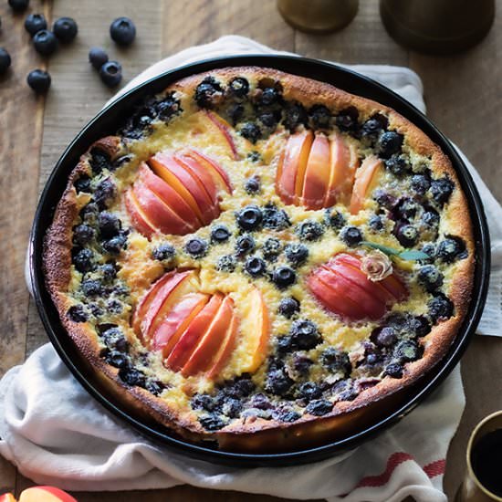 Blueberry and Nectarine Clafouti - Recipe photo by URBANBAKES