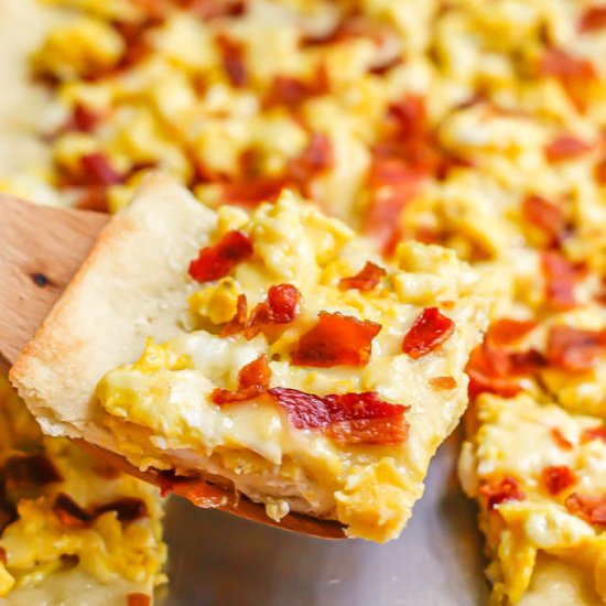 Breakfast pizza - Recipe photo by Family Food on the Table