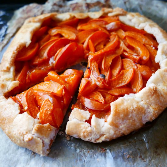 Apricot (Gluten Free) Galette - Recipe photo by gastronotherapy