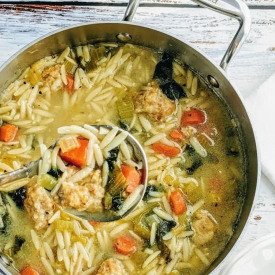 Italian Wedding Soup with Orzo - Recipe photo by flavor-feed