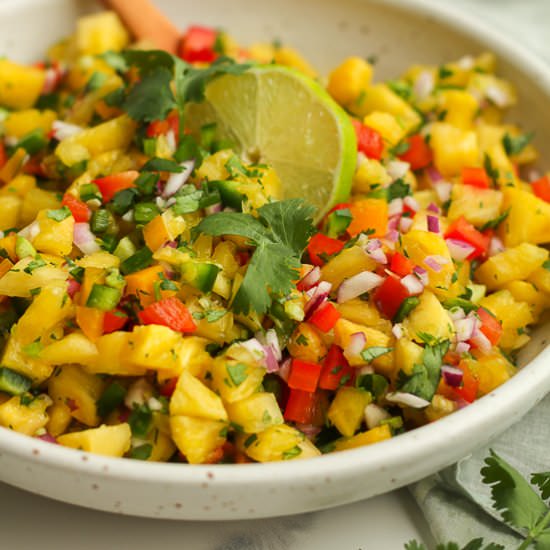 Pineapple Salsa Recipe - Recipe photo by suebeehomemaker