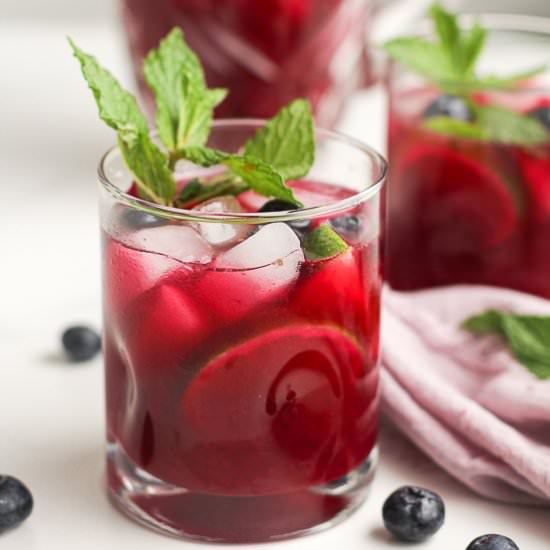Blueberry Mojitos - Recipe photo by suebeehomemaker