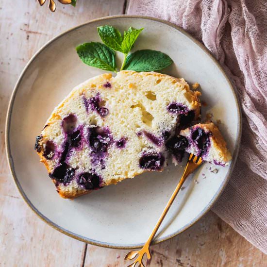 Lemon Blueberry Pound Cake - Recipe photo by Sweet Tea and Thyme