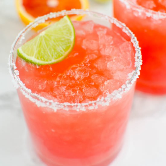 Skinny Blood Orange Margaritas - Recipe photo by fakeginger