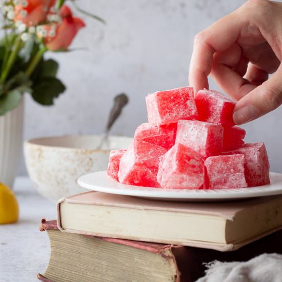 Easy Turkish Delight Recipe - Recipe photo by KitchenMason