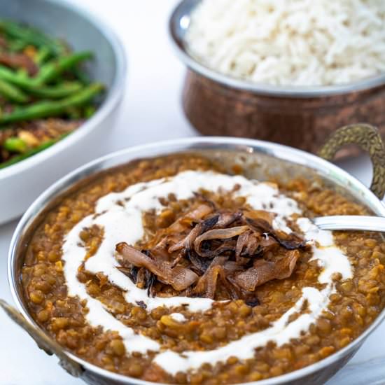 Vegan Dal Makhani - Recipe photo by Sixhungryfeet
