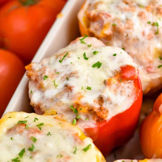 Quinoa Stuffed Peppers - Recipe photo by simplejoy