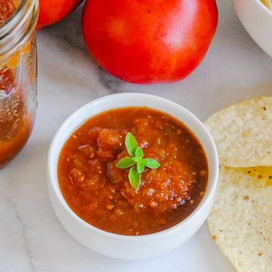 Salsa for Canning - Recipe photo by House of Elyn Ryn