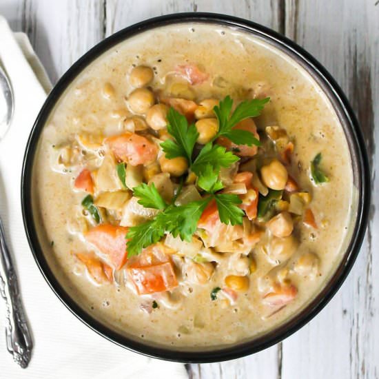 Chickpea Tomato Soup for Babies - Recipe photo by Mytastybuds