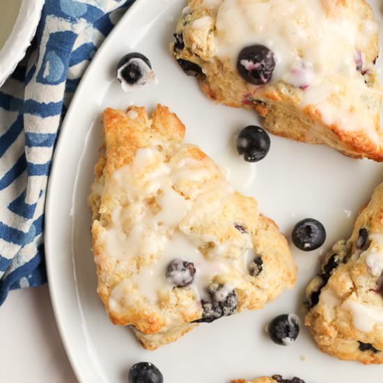 Best Blueberry Lemon Scones - Recipe photo by suebeehomemaker