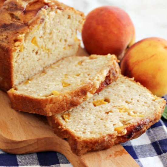 The Best Peach Bread - Recipe photo by ReneesKitchenAdventures