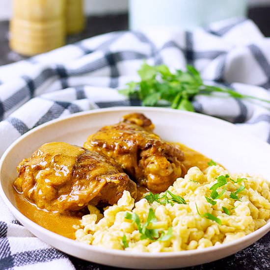 Chicken Paprikash Recipe - Recipe photo by MunatyCooking