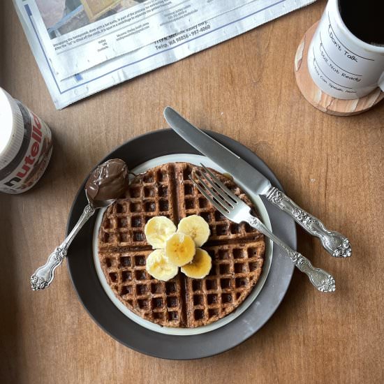Nutella Waffles - Recipe photo by uglyducklingbakery