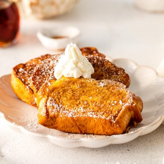 Pumpkin French Toast - Recipe photo by ToSimplyInspire