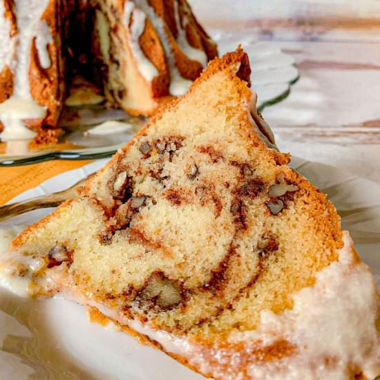 Cinnamon Pecan Bundt Cake - Recipe photo by NotEntirelyAverage