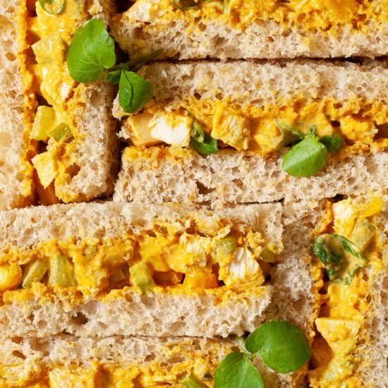Coronation Chicken Sandwich - Recipe photo by littlesugarsnaps