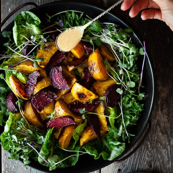 Roasted Beet Salad - Recipe photo by The Simple Green