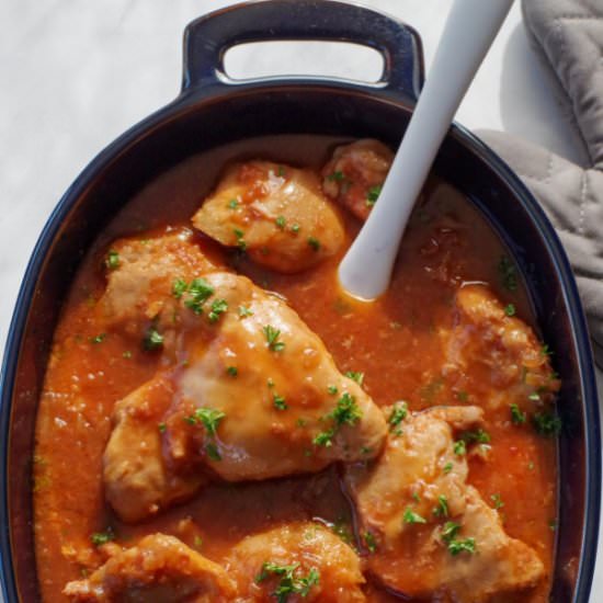 Chicken in a Hurry - Recipe photo by Food Meanderings