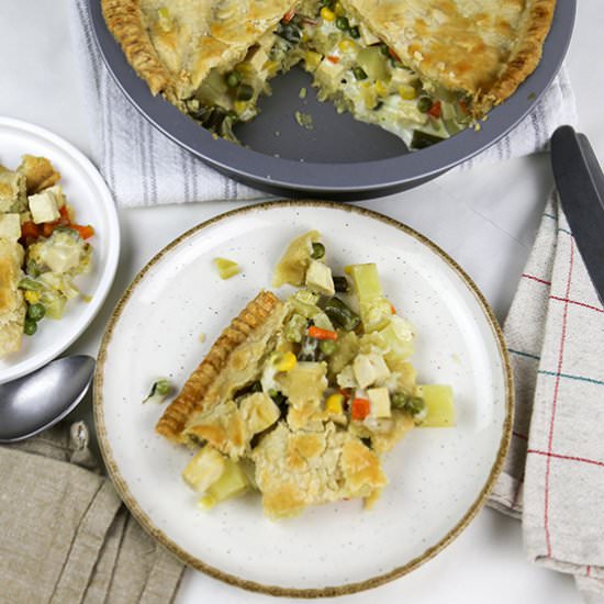Vegan pot pie - Recipe photo by plantbasedrecipe2020