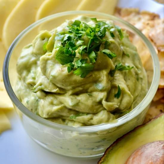 Keto Homemade Guacamole Dip - Recipe photo by Tastylicious