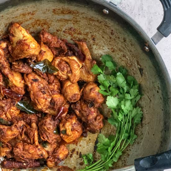 Chicken Varuval - Recipe photo by The Sudden Cook