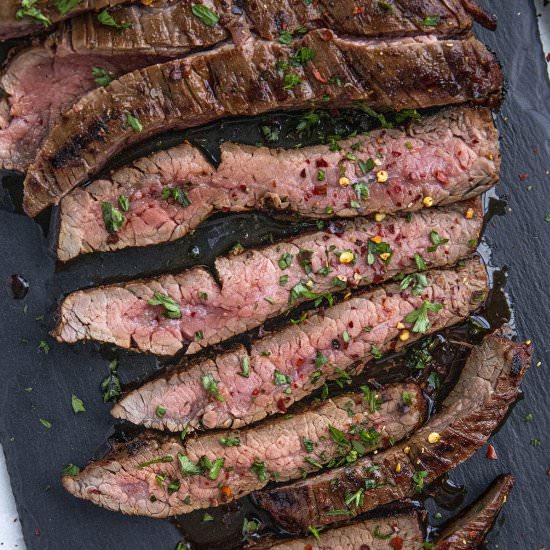 Flank Steak Marinade - Recipe photo by ChiliPepperMadness