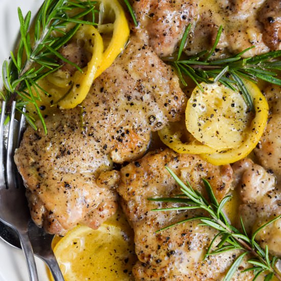 Pan Fried Lemon Butter Chicken - Recipe photo by missrachelphipps