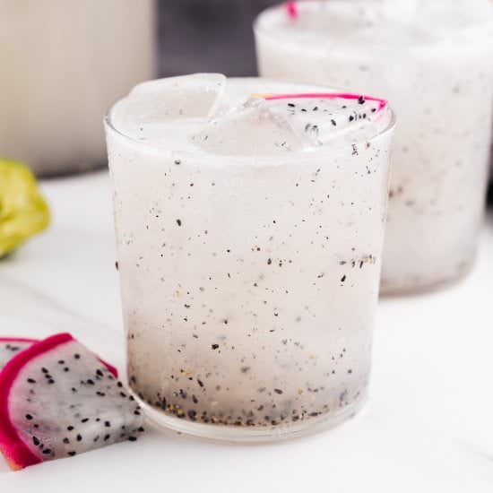 Pitahaya Agua Fresca - Recipe photo by brokebankvegan